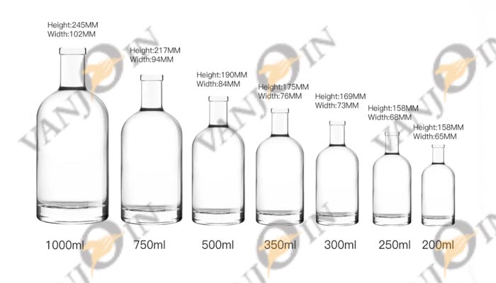 Eight Different Sizes of Liquor Bottles: How to Choose