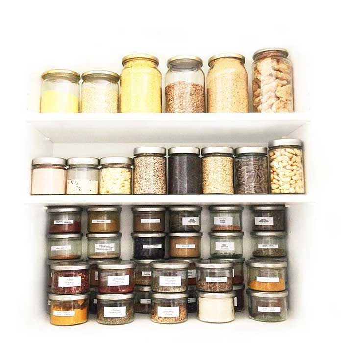 Food storage jars