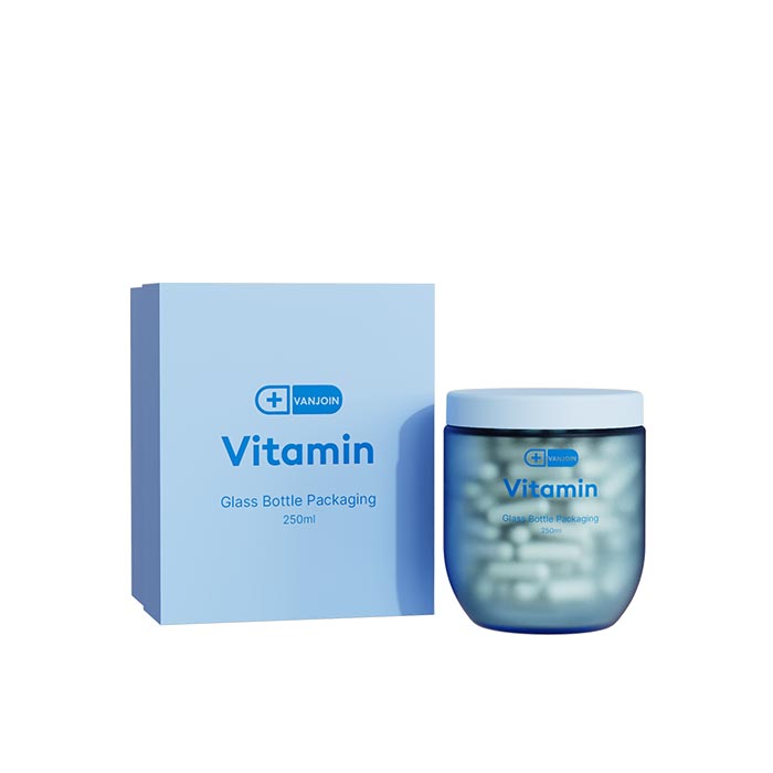 Custom 250ml Pill Bottle, Clear Empty Medicine Bottles with Caps, Prescription Pill Containers, Travel Sample Vial for Solid Powder Medication, Vitamin, Tablet, Candy