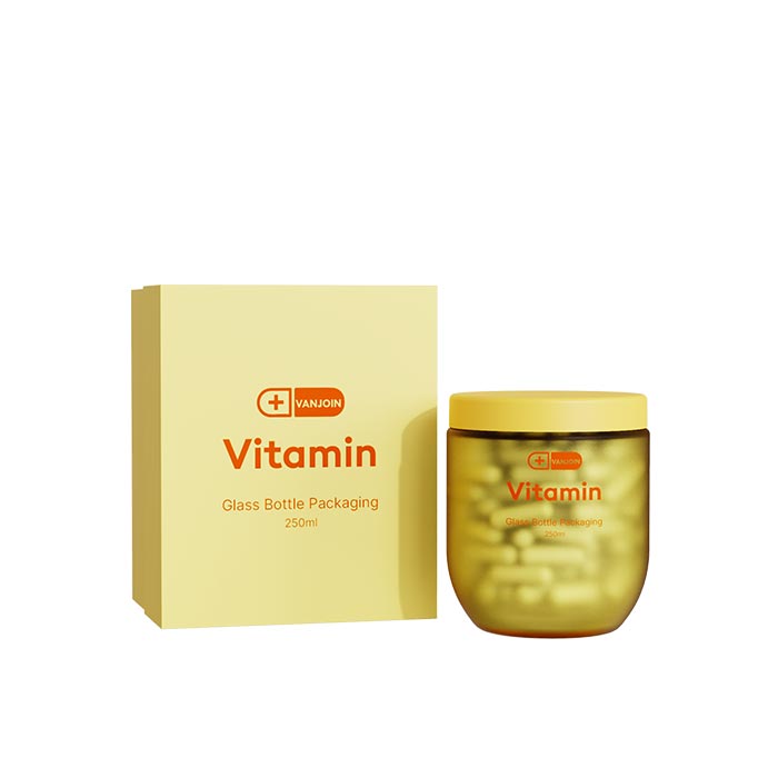 Custom 250ml Pill Bottle, Clear Empty Medicine Bottles with Caps, Prescription Pill Containers, Travel Sample Vial for Solid Powder Medication, Vitamin, Tablet, Candy