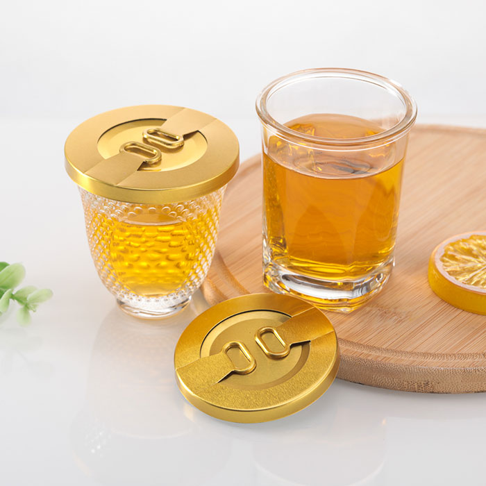 60-160ml Mini Glass Shot Cup bottles with Pull Tab Aluminum Lids for Beverages, Kombucha, Soda, Beer, Coquito, Kefir, Wine, Carbonated Drinks