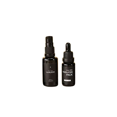 Custom Black Glass Essential Oil Bottle With Dropper & Lotion Pump for Facial Serum Cosmetic Skincare Glass Packaging