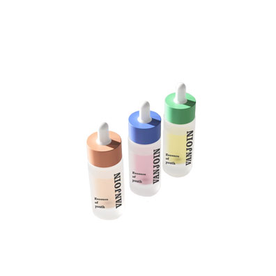 Empty 50 ML Glass Dropper Bottle Custom Print Cosmetic Container for Hair Oil Face Serum Essential Oil Packaging
