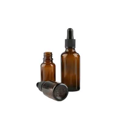 Multipurpose custom 10ml small glass medicine dropper bottle serum bottle with dropper and funnel for travel