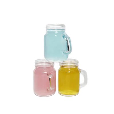 Buy Wholesale China 16 Oz Mason Jar Drinking Glasses With Handle