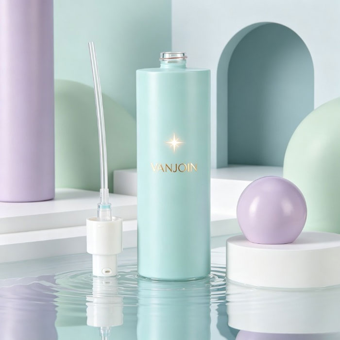 Wholesale High-end Round Cosmetic Glass Bottle Set 30g Facial Cream in Separate Bottles 120ml Glass Essence Lotion Bottle